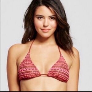 Xhilaration Triangle Bikini Top Women’s Medium